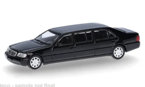 Mercedes S600 Pullmann, schwarz, 1:87, Micro City 87