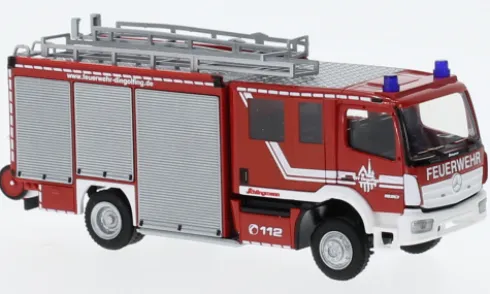 Mercedes Schlingmann Varus HLF, Feuerwehr Dingolfing, 1:87, Rietze