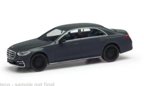 Mercedes S-Klasse, anthrazit, 1:87, Herpa