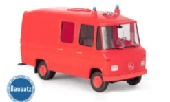 Mercedes Sortiment zum Bau von 1 L 508 RTW rot, rot, 1970, 1:87, Brekina
