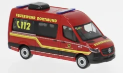 Mercedes Sprinter 18 Bus HD, Feuerwehr Dortmund, 1:87, Herpa