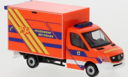 Mercedes Sprinter Koffer, 2013, Feuerwehr Metzingen, 1:87, Herpa