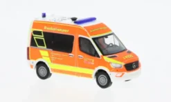 Mercedes Sprinter SWB HD, 2018, Feuerwehr Wuppertal, 1:87, Busch