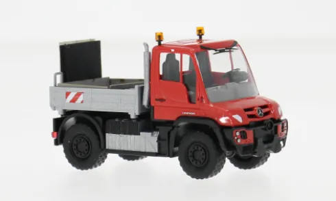 Mercedes Unimog U 430, 2013, Schwertransportbegleitung, 1:87, Busch