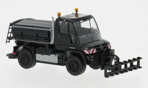 Mercedes Unimog U430, schwarz, 2013, 1:87, Busch