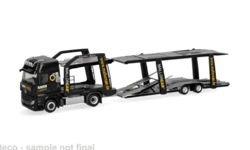 Mercedes Actros 18 L, Raven Logistic, 1:87, Herpa