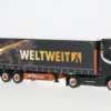 Mercedes Actros 18 L, schwarz, Ferntrans Haas/weltweit, 1:87, Herpa