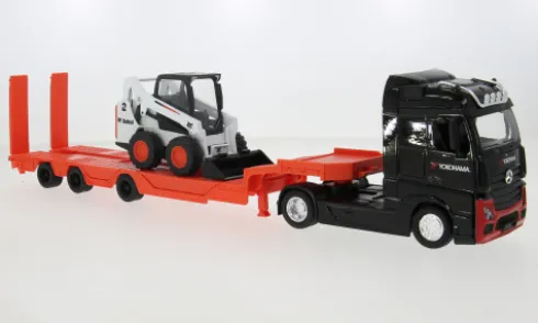 Mercedes Actros, schwarz, 1:43, Bburago