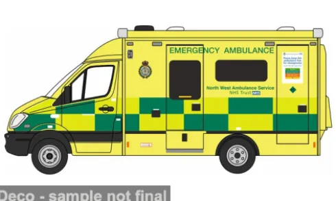 Mercedes Ambulance, North West Ambulance Service, 1:76, Oxford