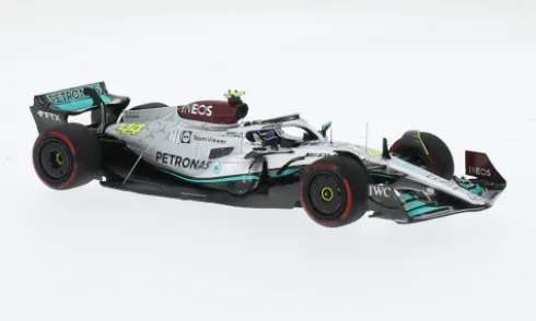 Mercedes AMG W13 E Performance, Formel 1, GP Ungarn, 2022, Mercedes AMG Petronas Formula One Team, Petronas, #44, L.Hamilton, 1:43, Minichamps