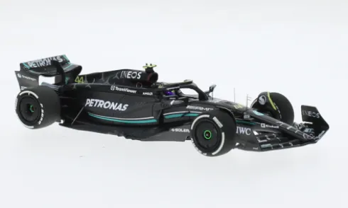 Mercedes AMG W14 E Performance, Formel 1, GP Bahrain, 2023, Mercedes AMG Petronas Formula One Team, Petronas, #44, L.Hamilton, 1:43, Minichamps