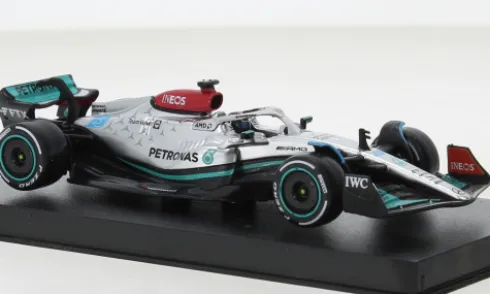 Mercedes AMG W13E Performance, Formel 1, 2022, Mercedes, #63, G.Russell, 1:43, Bburago