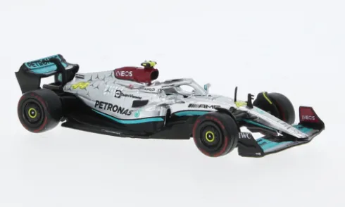 Mercedes AMG W13 E Performance, Formel 1, GP Brasilien, 2022, Mercedes AMG Petronas Formula One Team, Petronas, #44, L.Hamilton, 1:64, Tarmac Works