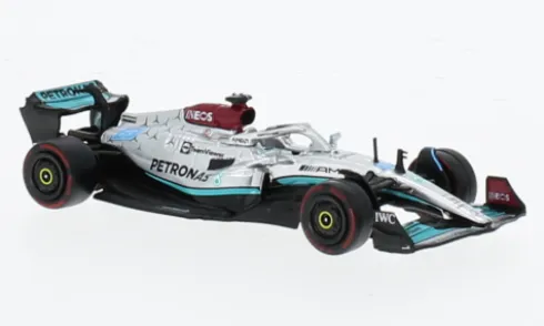 Mercedes AMG W13 E Performance, Formel 1, GP Brasilien, 2022, Mercedes AMG Petronas Formula One Team, Petronas, #63, G.Russell, 1:64, Tarmac Works