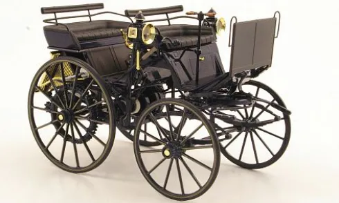 Mercedes Daimler Motorkutsche, dunkelblau, 1:18, I-Norev
