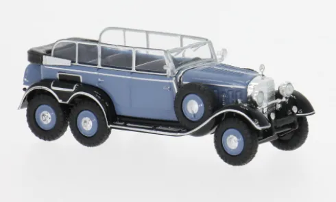 Mercedes G4, blau, 1938, 1:87, Brekina