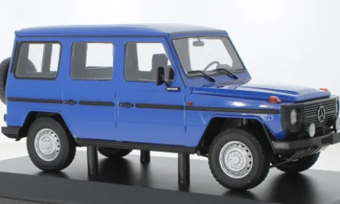 Mercedes G-Klasse LWB (W460), dunkelblau, 1980, 1:18, Minichamps