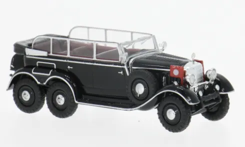 Mercedes G4, schwarz, 1938, 1:87, Brekina