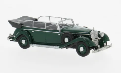 Mercedes 770 K, dunkelgrün, 1938, 1:87, Brekina