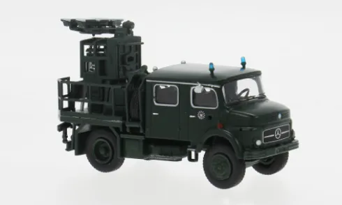 Mercedes LA 911 Lichtmastwagen, 1966, Polizei Hamburg, 1:87, Brekina
