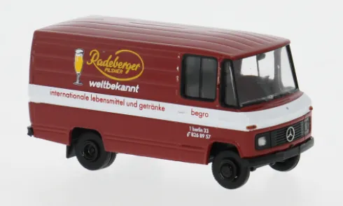 Mercedes L 406 D Kasten, 1967, Begro/Radeberger, 1:87, Brekina