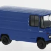 Mercedes L 406 D Kasten, blau, 1967, 1:87, Brekina