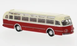 Mercedes O 6600 H Reisebus, hellbeige/rot, 1951, 1:87, Brekina