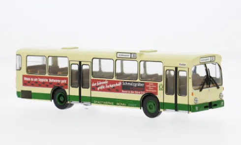 Mercedes O 305, 1972, Stadtwerke Bonn - Schmalzgräber, 1:87, Brekina