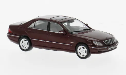 Mercedes S55 AMG, dunkelrot, 1:64, Tarmac Works