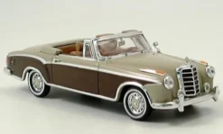 Mercedes 220 SE Cabriolet, beige/braun, 1958, 1:43, Vitesse