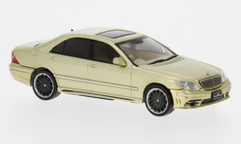 Mercedes S-Klasse (W220) Wald, gold, 1:64, Tarmac Works