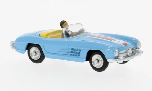 Mercedes 300SL, blau/gelb, 1958, 1:43, Corgi