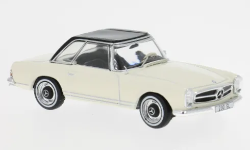 Mercedes 230 SL (W113) HardTop, hellbeige/schwarz, 1964, 1:43, IXO