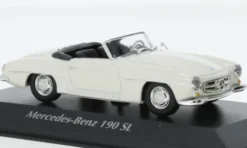 Mercedes 190 SL (W121), weiss, 1955, 1:43, Maxichamps