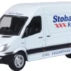 Mercedes Sprinter Van, Stobart Rail, 1:76, Oxford
