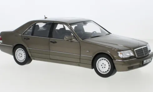 Mercedes S 600 (W140), braun, 1994, 1:18, I-Norev