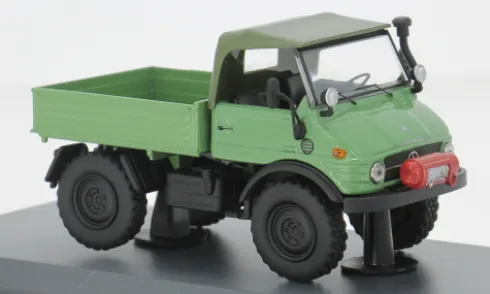 Mercedes Unimog U406, dunkelgrün, 1:43, Schuco