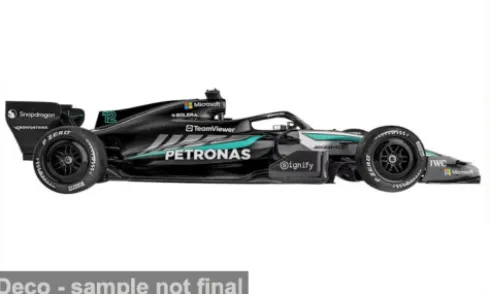 Mercedes W17, Formel 1, 2026, #63, G.Russell, 1:64, Bburago