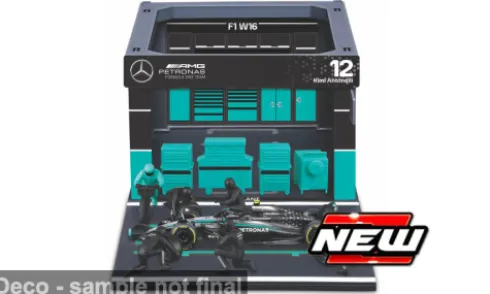 Mercedes W16, Formel 1, 2025, Mercedes AMG Petronas F1, #12, K.Antonelli, 1:43, Bburago