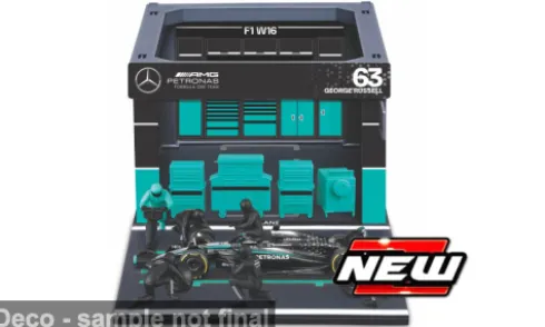 Mercedes W16, Formel 1, 2025, Mercedes AMG Petronas F1, #63, G.Russell, 1:43, Bburago