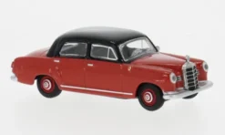 Mercedes 180 (W120), rot/schwarz, 1:64, Schuco