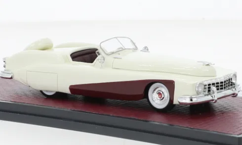 Mercury Templeton Saturn, weiss/dunkelrot, 1950, 1:43, Matrix