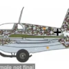 Messerschmitt ME163B, 1945, JG400 Brandis No Swastika, 1:72, Oxford