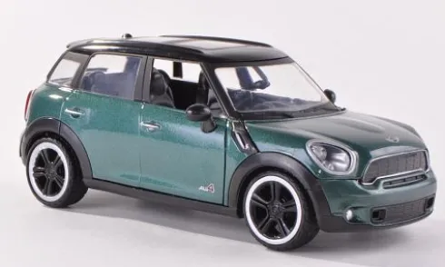 Mini Cooper S Countryman, dunkelgrün/schwarz, 1:24, Motormax