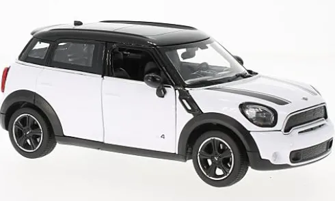 Mini Cooper S Countryman (R60), weiss/schwarz, 1:24, Rastar