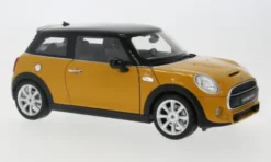 Mini Cooper S, dunkelgelb, 1:18, Welly
