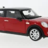 Mini Cooper S, rot/schwarz, 2014, 1:18, Welly