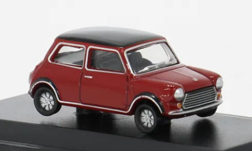 Mini Mini Cooper MkII, rot/schwarz, 1969, 1:76, Oxford