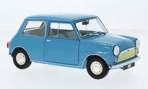 Mini Morris Minor, blau, 1:18, Kyosho