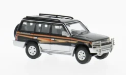 Mitsubishi Pajero, schwarz/Dekor, 1:87, Micro City 87
